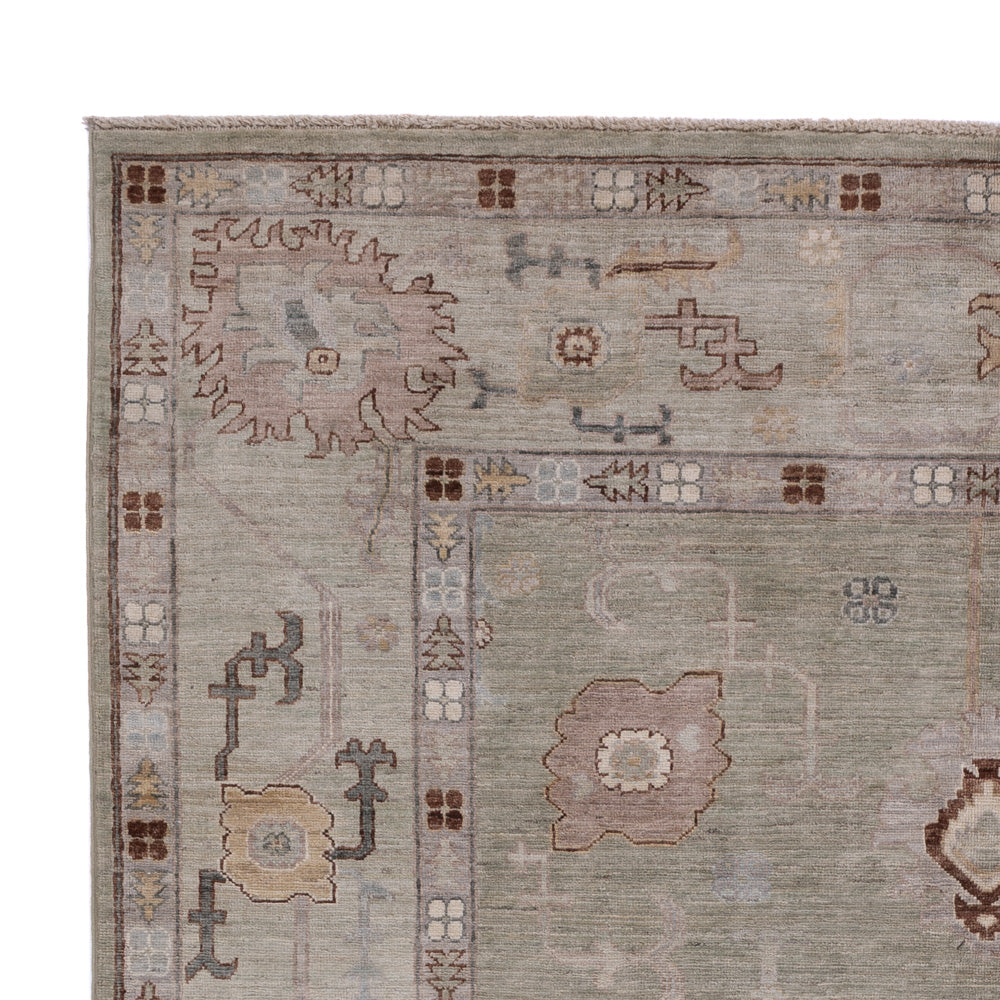 Usak Teppich 174x246cm - Orientteppich - grau