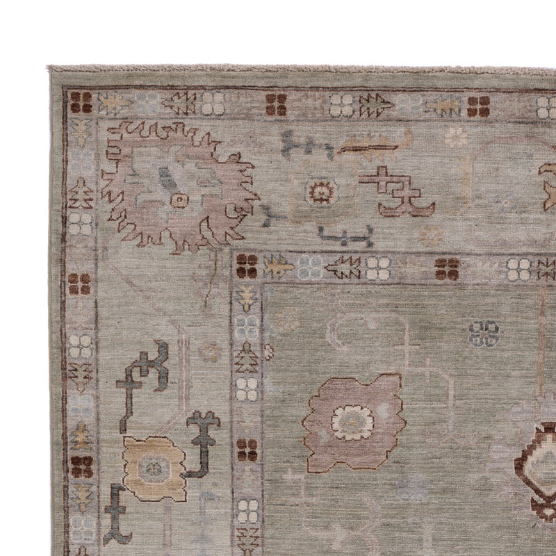 Usak Teppich 174x246cm - Orientteppich - grau