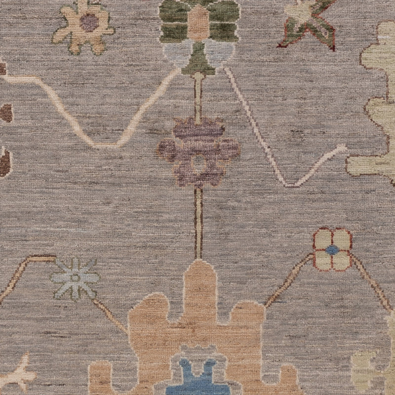 Usak Teppich 170x236cm - Orientteppich - grau
