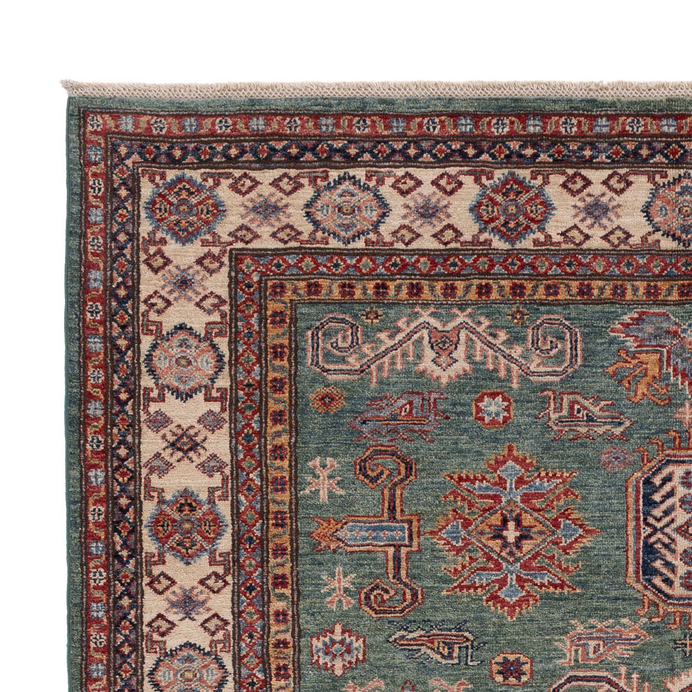 Kazak Teppich 174x243cm - Orientteppich - grün