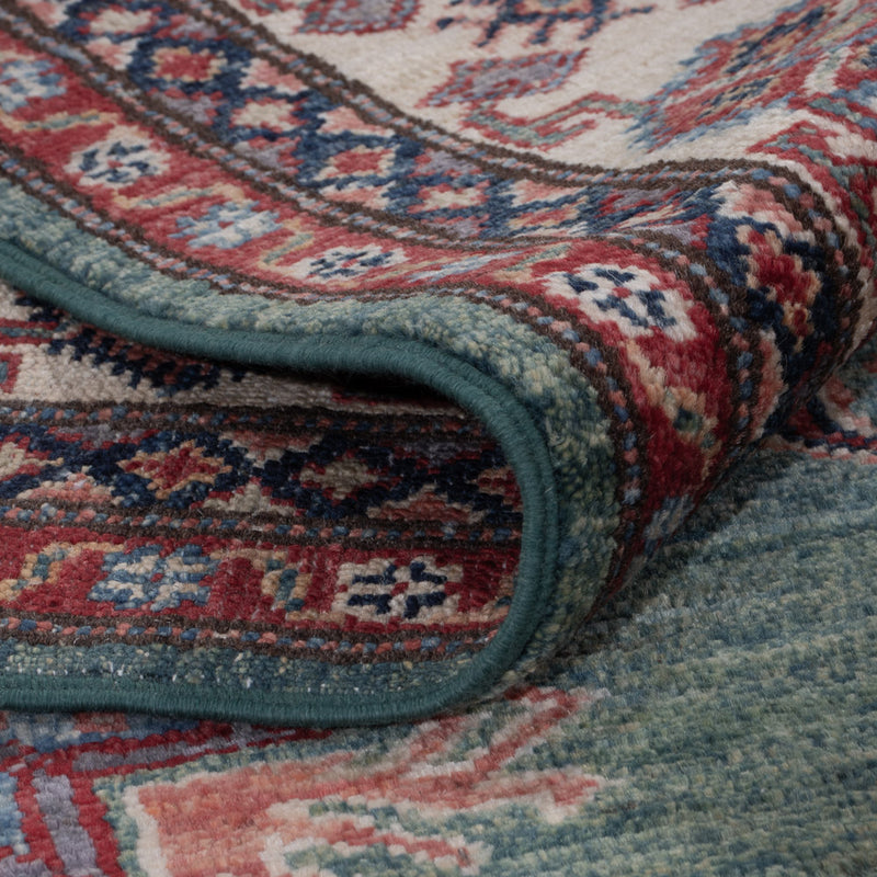 Kazak Teppich 174x243cm - Orientteppich - grün