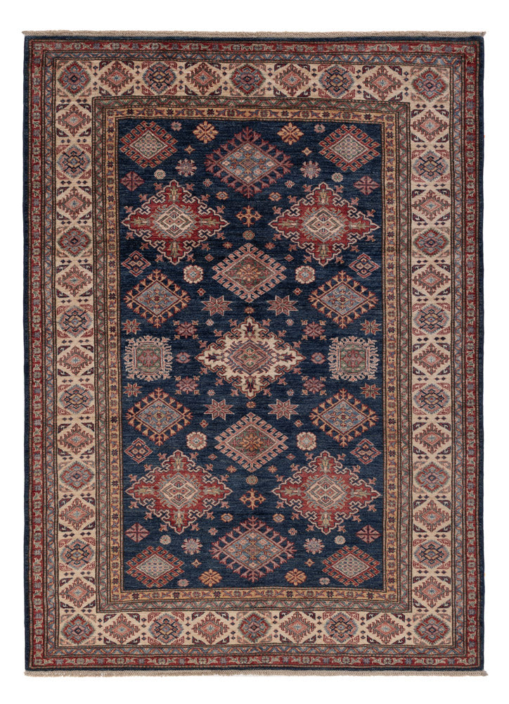 Kazak Teppich 172x238cm - Orientteppich - dunkelblau