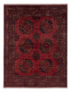 Afghan Teppich 155x202cm - Orientteppich - rot