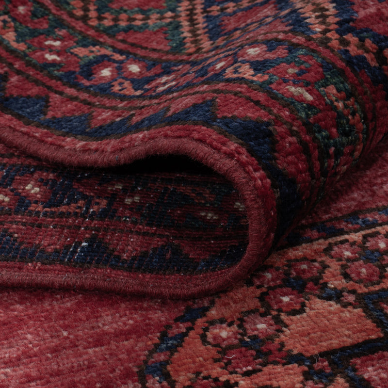 Afghan Teppich 155x202cm - Orientteppich - rot