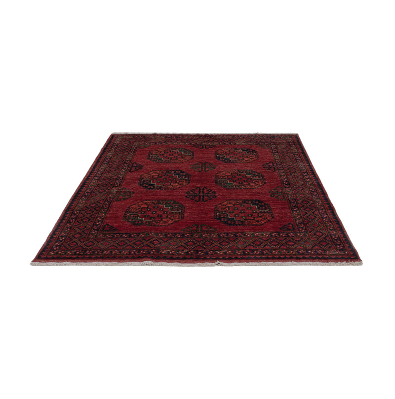 Afghan Teppich 155x202cm - Orientteppich - rot