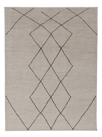 Berber Teppich 150x204cm - Wollteppich - hellgrau – product image