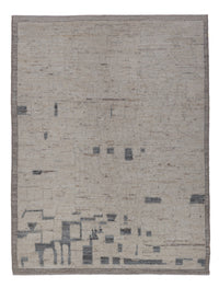 Berber Teppich 150x192cm - Wollteppich - grau – product image