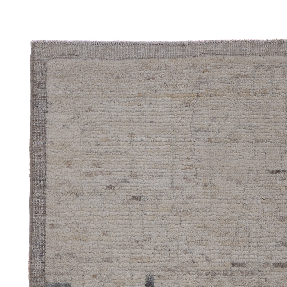 Berber Teppich 150x192cm - Wollteppich - grau
