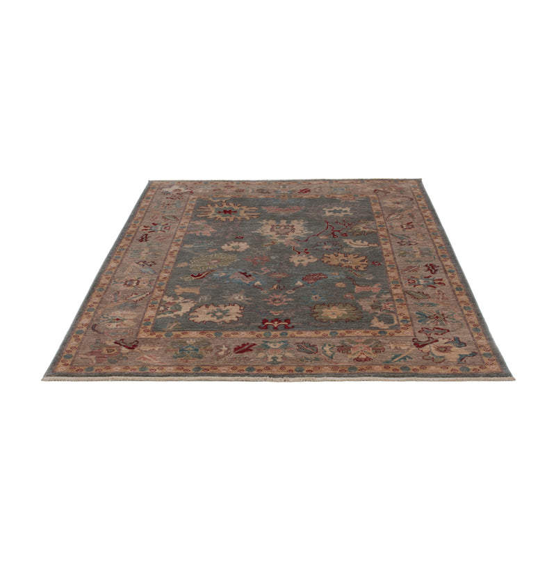 Usak Teppich 152x201cm - Orientteppich - dunkelblau