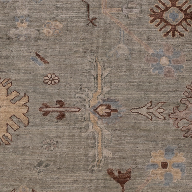 Usak Teppich 152x202cm - Orientteppich - taupe