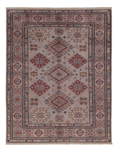 Kazak Teppich 150x194cm - Orientteppich - dunkelbeige