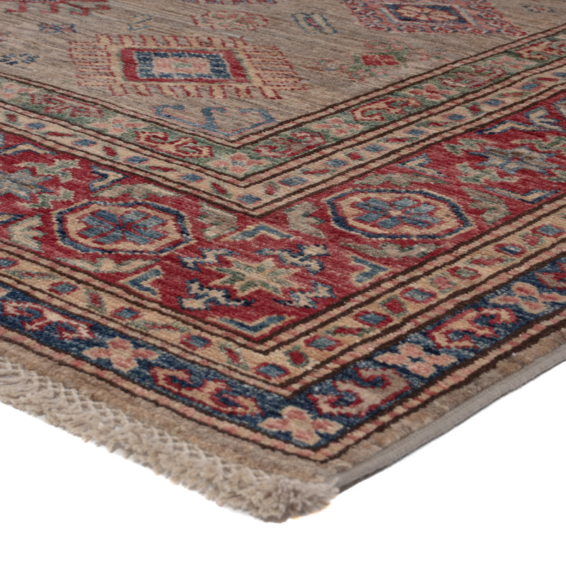 Kazak Teppich 149x201cm - Orientteppich - dunkelbeige