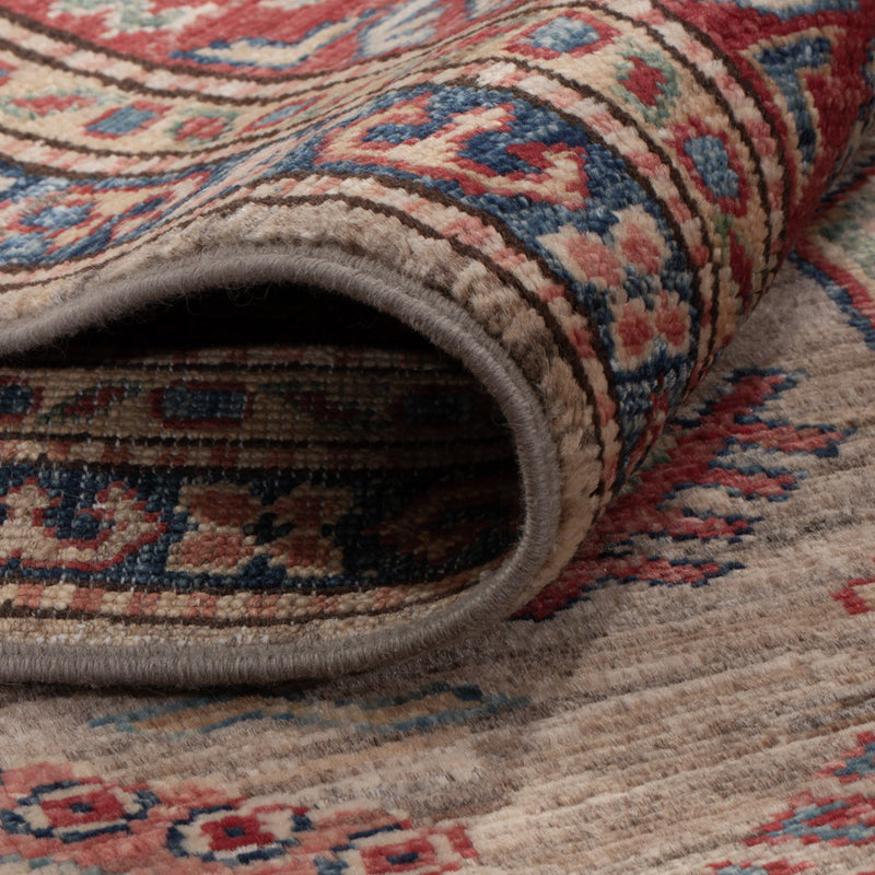 Kazak Teppich 149x201cm - Orientteppich - dunkelbeige
