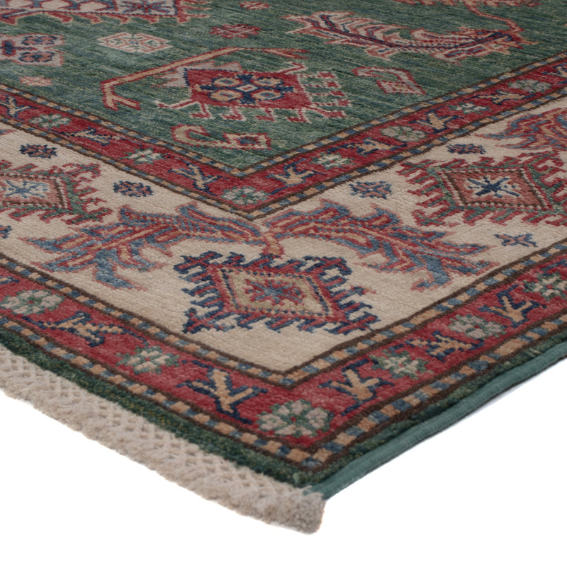 Kazak Teppich 148x200cm - Orientteppich - grün