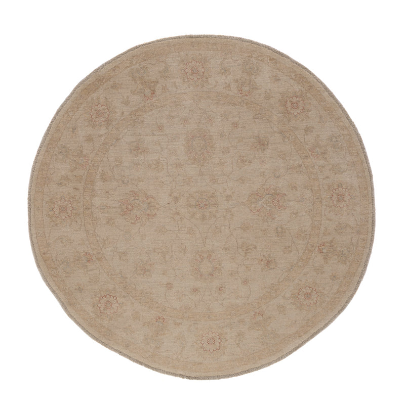Ziegler Teppich 148x148cm - Orientteppich - hellbeige