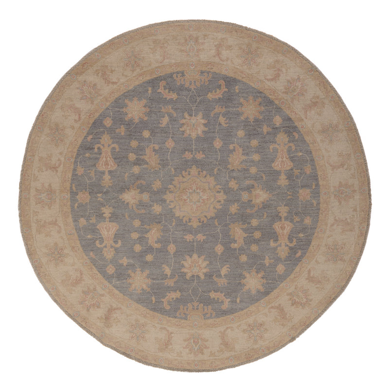 Ziegler Teppich 198x198cm - Orientteppich - blau