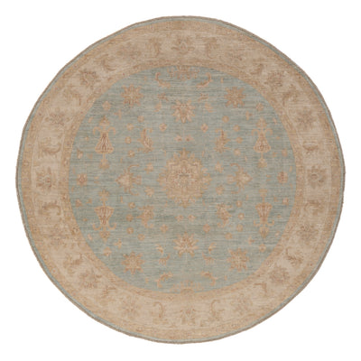 Ziegler Teppich 200x202cm - Orientteppich - hellblau