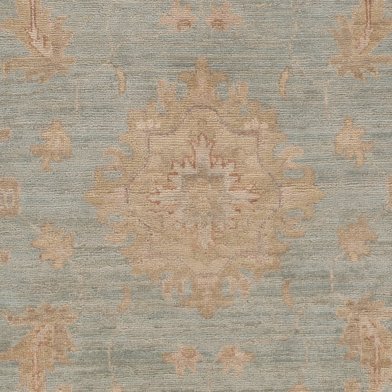 Ziegler Teppich 200x202cm - Orientteppich - hellblau