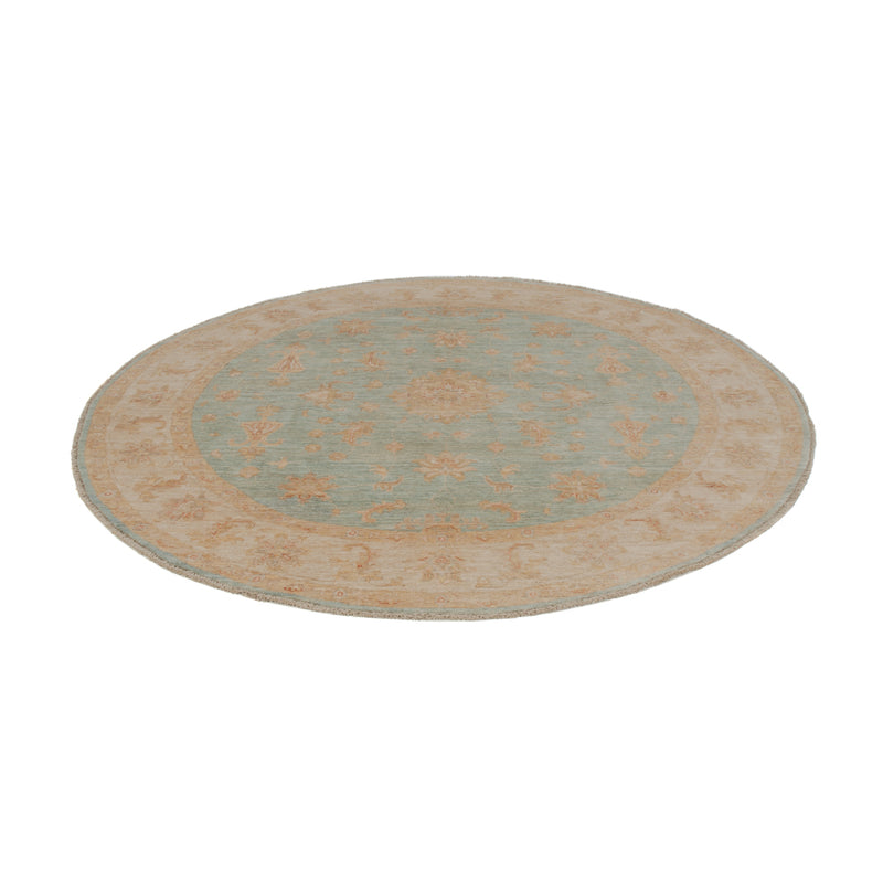 Ziegler Teppich 200x202cm - Orientteppich - hellblau