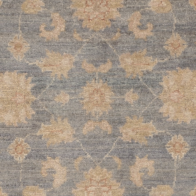 Ziegler Teppich 150x150cm - Orientteppich - blau