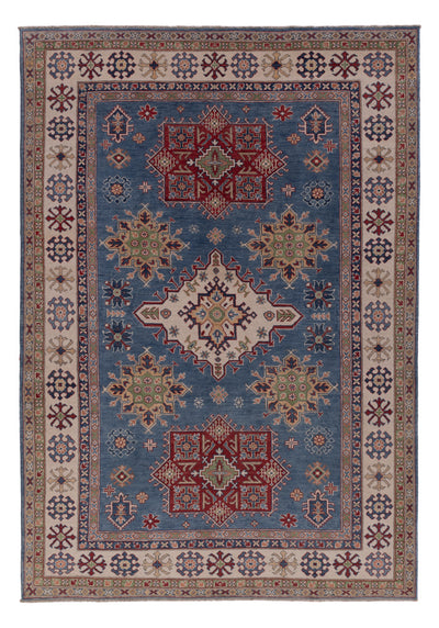 Kazak Teppich 201x292cm - Orientteppich - blau