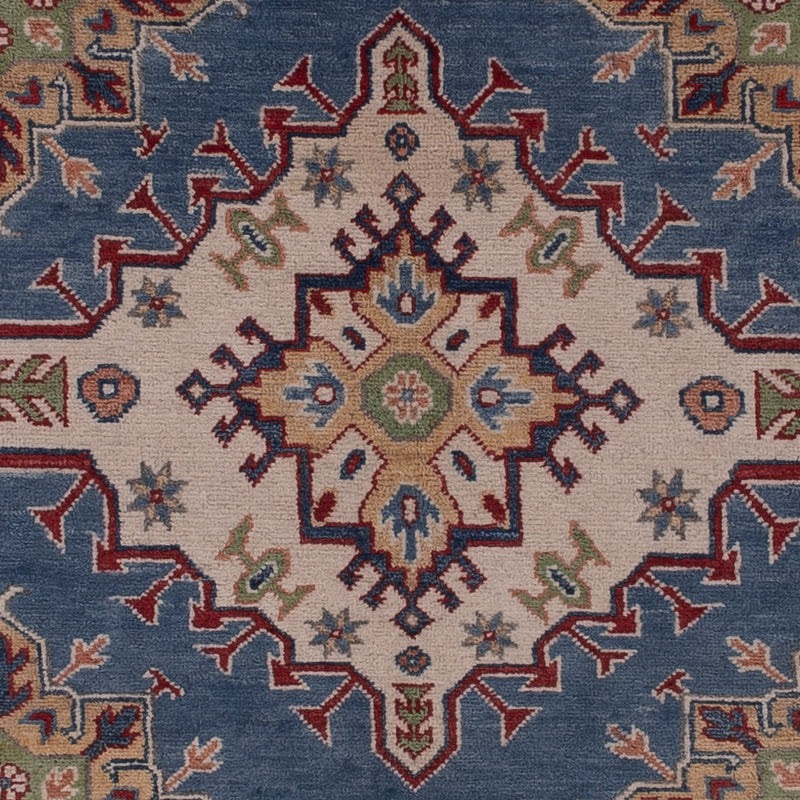 Kazak Teppich 201x292cm - Orientteppich - blau