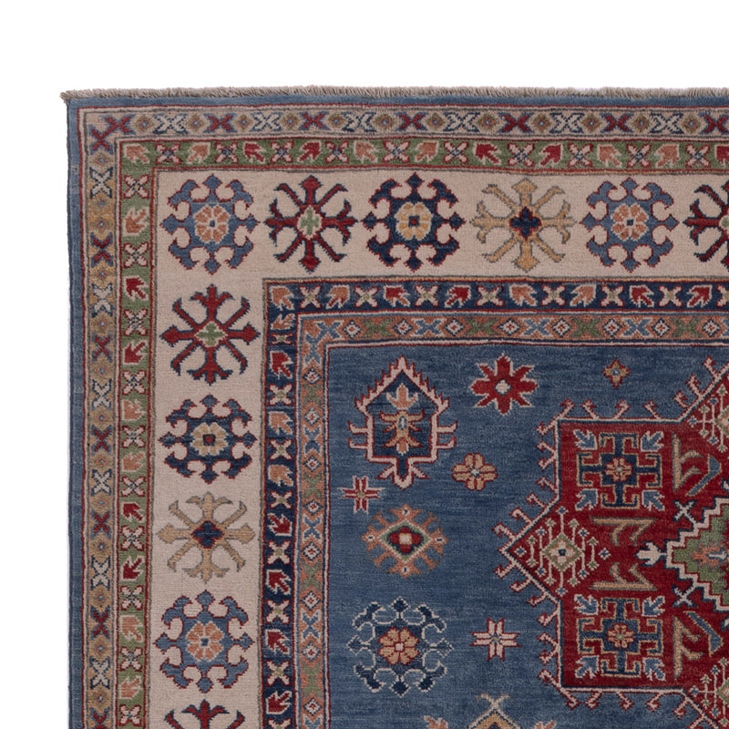 Kazak Teppich 201x292cm - Orientteppich - blau