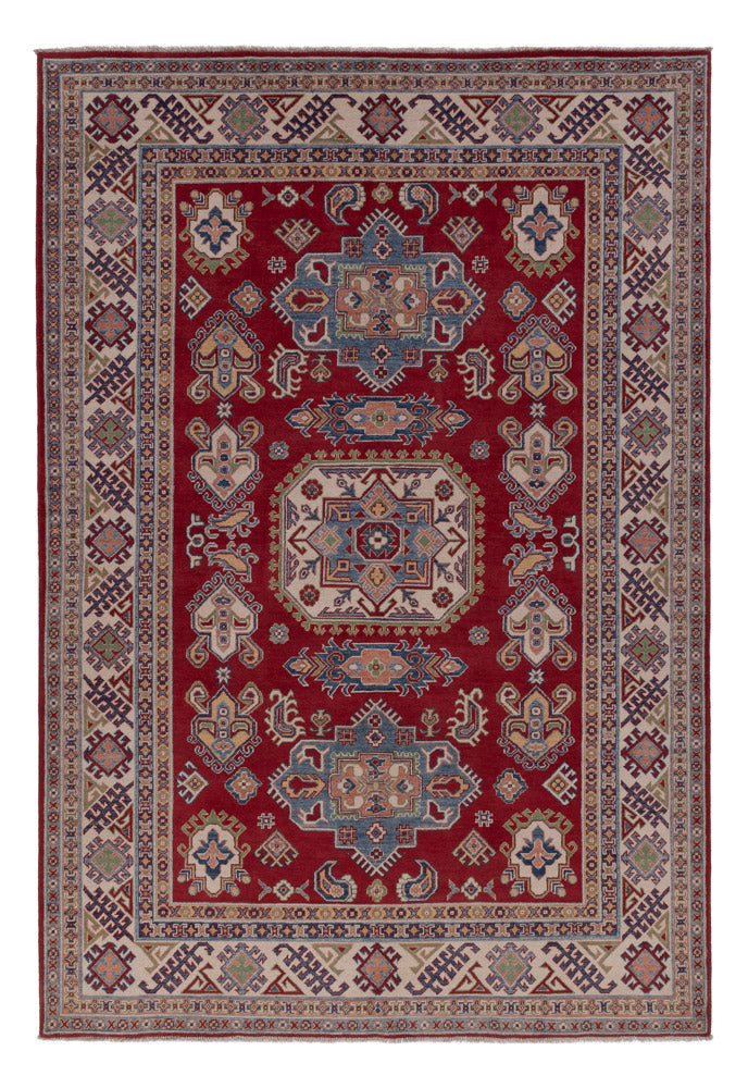 Kazak Teppich 204x292cm - Orientteppich - rot