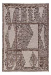 Berber Teppich 200x302cm - Wollteppich - dunkelgrau – product image
