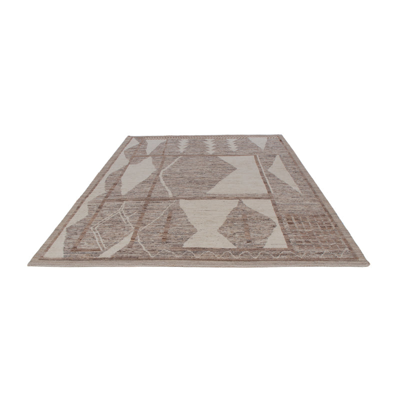 Berber Teppich 200x302cm - Wollteppich - dunkelgrau