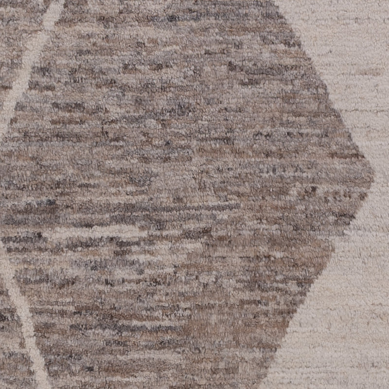 Berber Teppich 201x296cm - Wollteppich - dunkelgrau