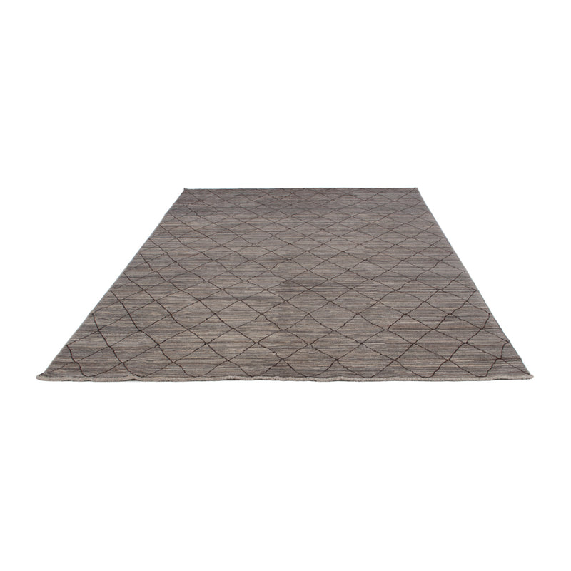 Berber Teppich 199x297cm - Wollteppich - dunkelgrau