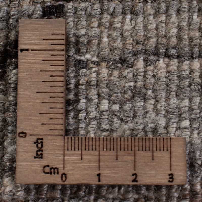Berber Teppich 199x297cm - Wollteppich - dunkelgrau