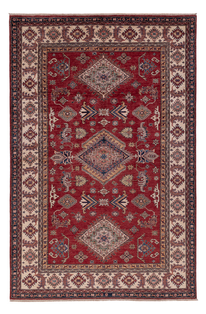 Kazak Teppich 202x303cm - Orientteppich - rot