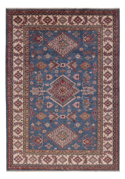 Kazak Teppich 203x284cm - Orientteppich - blau