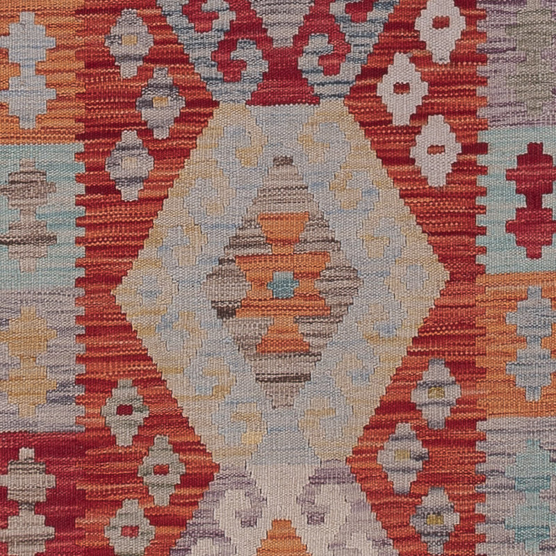 Kelim Maimene Teppich 80x287cm - dunkelbeige