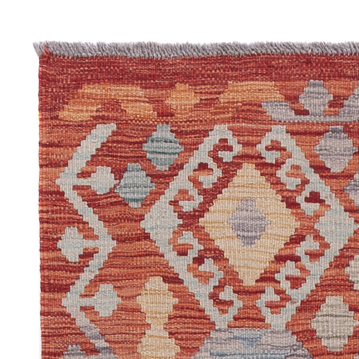 Kelim Maimene Teppich 84x246cm - mehrfarbig