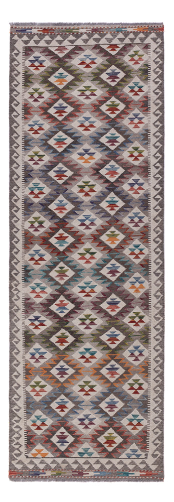 Kelim Maimene Teppich 84x249cm - mehrfarbig