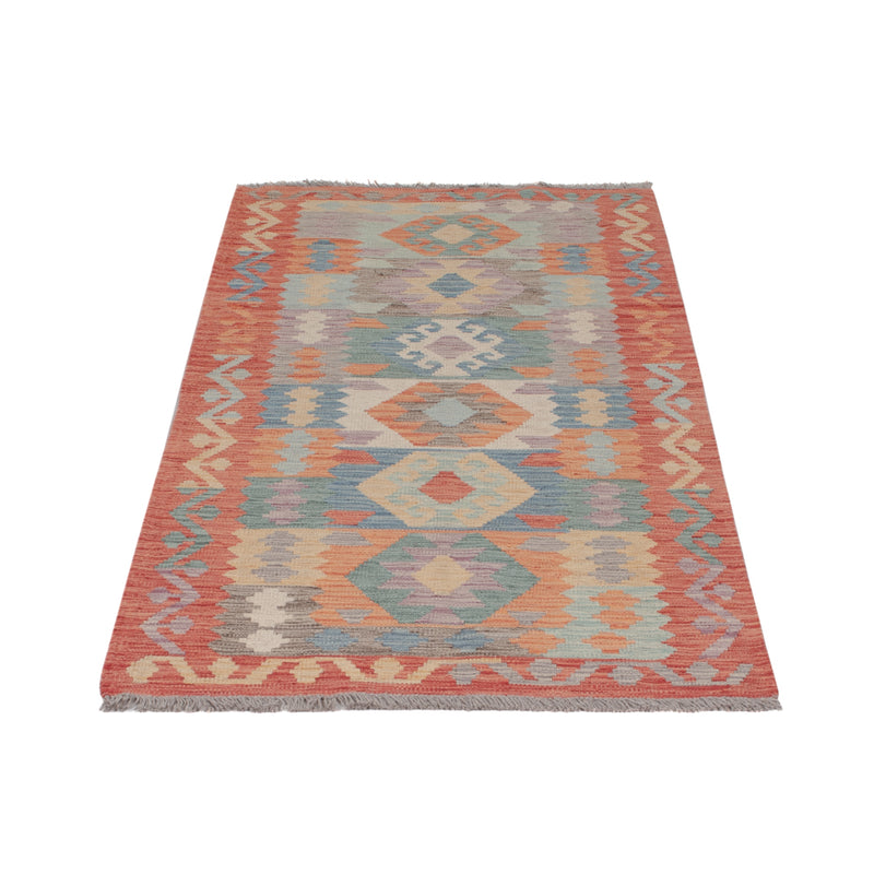 Kelim Maimene Teppich 80x200cm - mehrfarbig