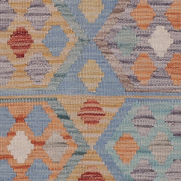 Kelim Maimene Teppich 79x199cm - mehrfarbig