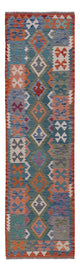 Kelim Maimene Teppich 83x296cm - mehrfarbig