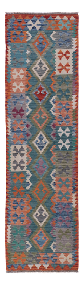 Kelim Maimene Teppich 83x296cm - mehrfarbig
