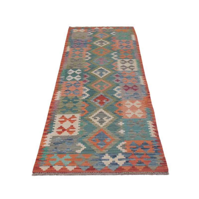 Kelim Maimene Teppich 83x296cm - mehrfarbig