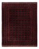 Kelim Afghan Teppich 162x198cm - dunkelrot