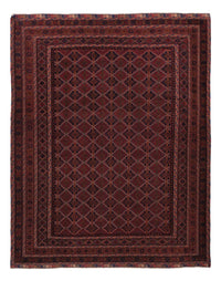 Kelim Afghan Teppich 152x193cm - dunkelrot – product image