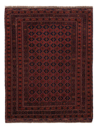 Kelim Afghan Teppich 148x193cm - dunkelrot – product image