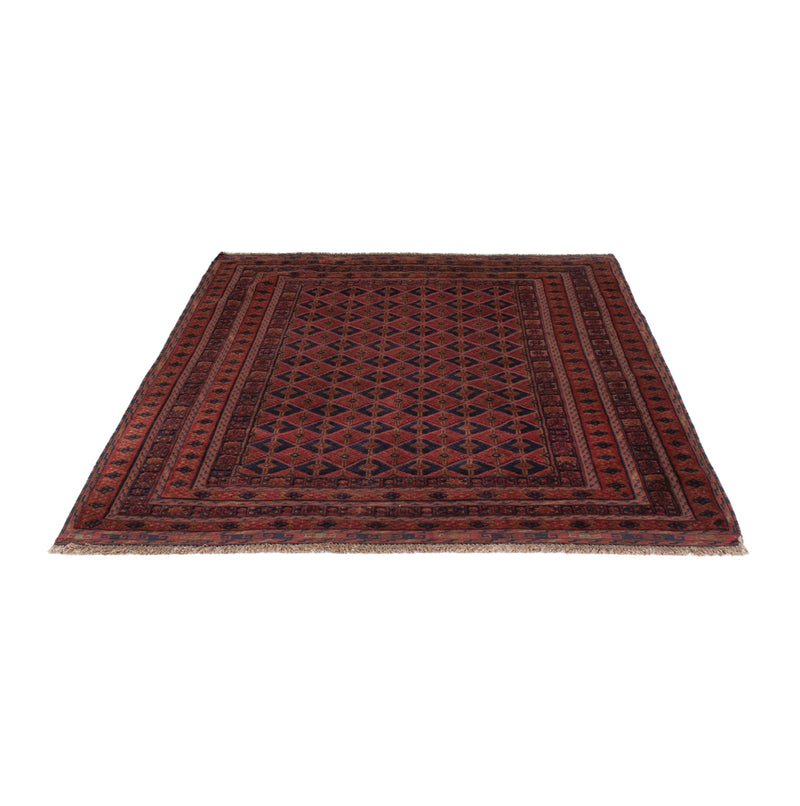 Kelim Afghan Teppich 148x193cm - dunkelrot