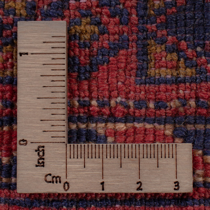 Kelim Afghan Teppich 155x198cm - dunkelrot