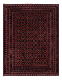 Kelim Afghan Teppich 156x196cm - dunkelrot – product image