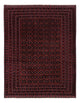 Kelim Afghan Teppich 156x196cm - dunkelrot